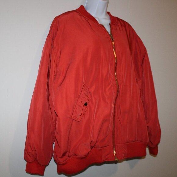 ASOS Bomber Jacket - Orange - Picture 2 of 9